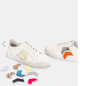 ZAGA Sneakers in white velcro
